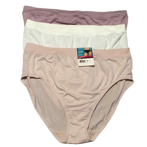 Vanity Fair 360 Comfort Hi-Cut Panties | Soft Flex Waistband | Size 4X (11) - Picture 1 of 2